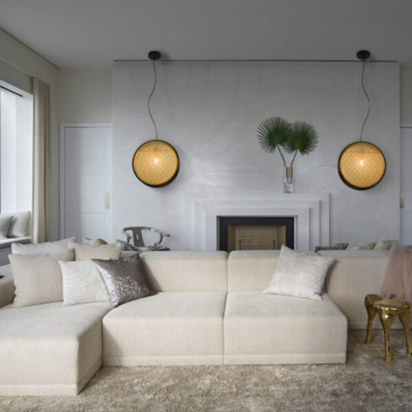 Creative Rattan Retro Lamps For Restaurant Chandelier - Image 8