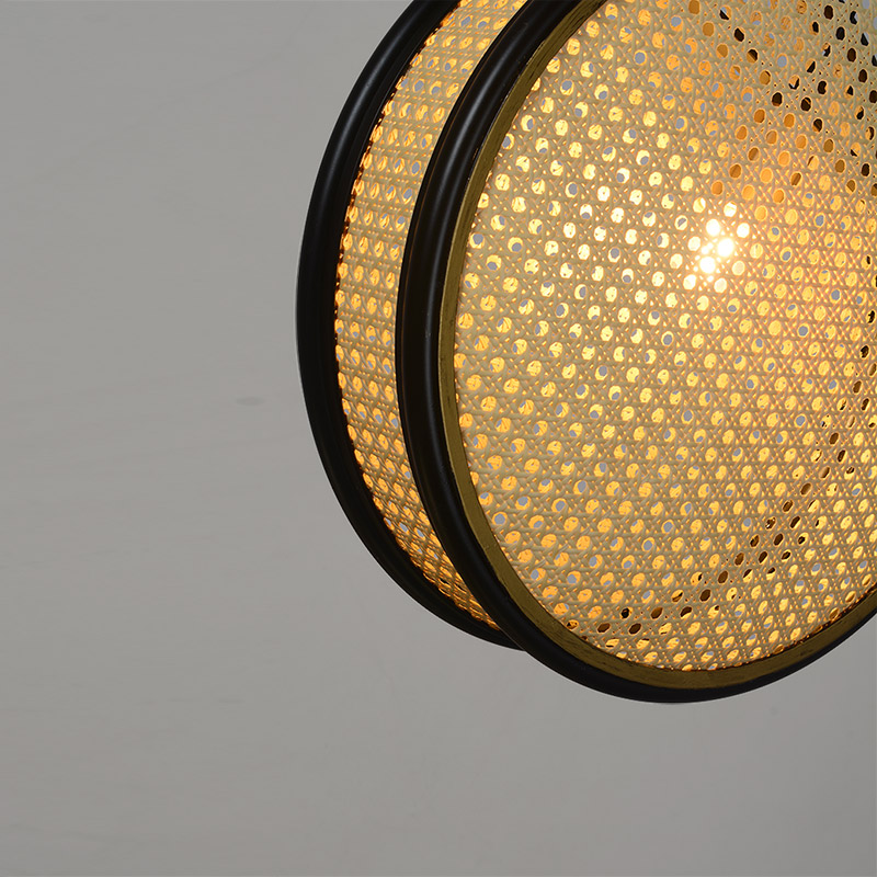Creative Rattan Retro Lamps For Restaurant Chandelier - Image 9