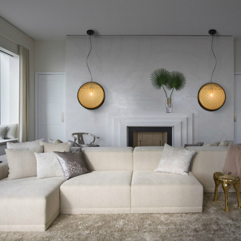 Creative Rattan Retro Lamps For Restaurant Chandelier - Image 7
