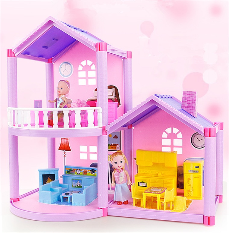 House Doll House Villa DIY Assembled House - Image 14