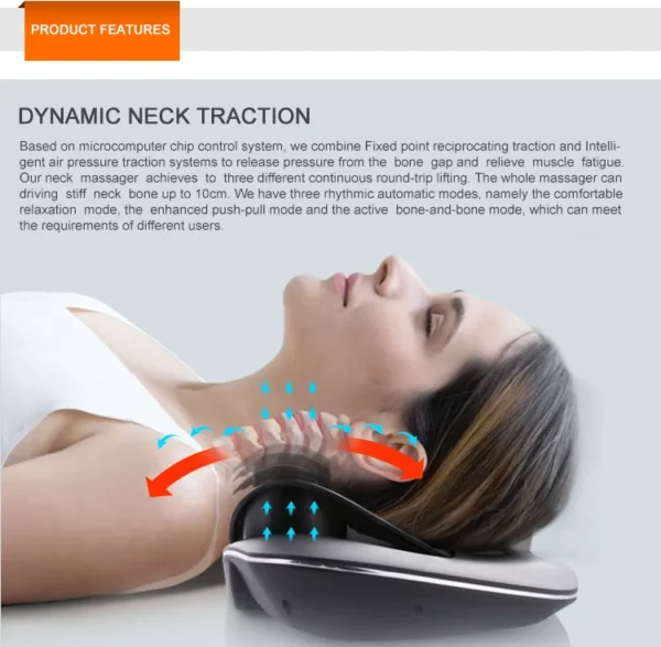 Air Soft Brace Headache Neck Shoulder Back Waist Massager Pain Cervical Traction Device Waist Neck Traction Tool - Image 12