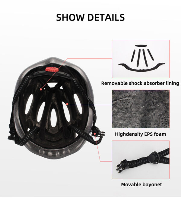 Intelligent steering helmet led bicycle equipment - Image 13
