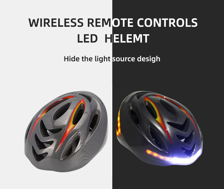 Intelligent steering helmet led bicycle equipment - Image 6