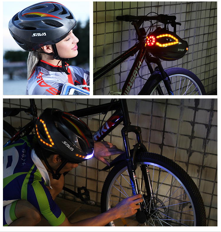 Intelligent steering helmet led bicycle equipment - Image 9