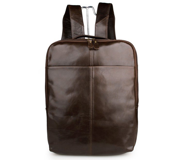 Top layer leather computer backpack - Image 16