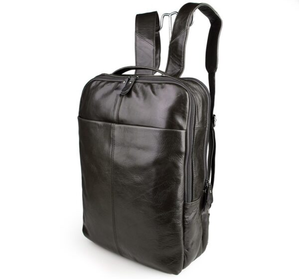 Top layer leather computer backpack - Image 11