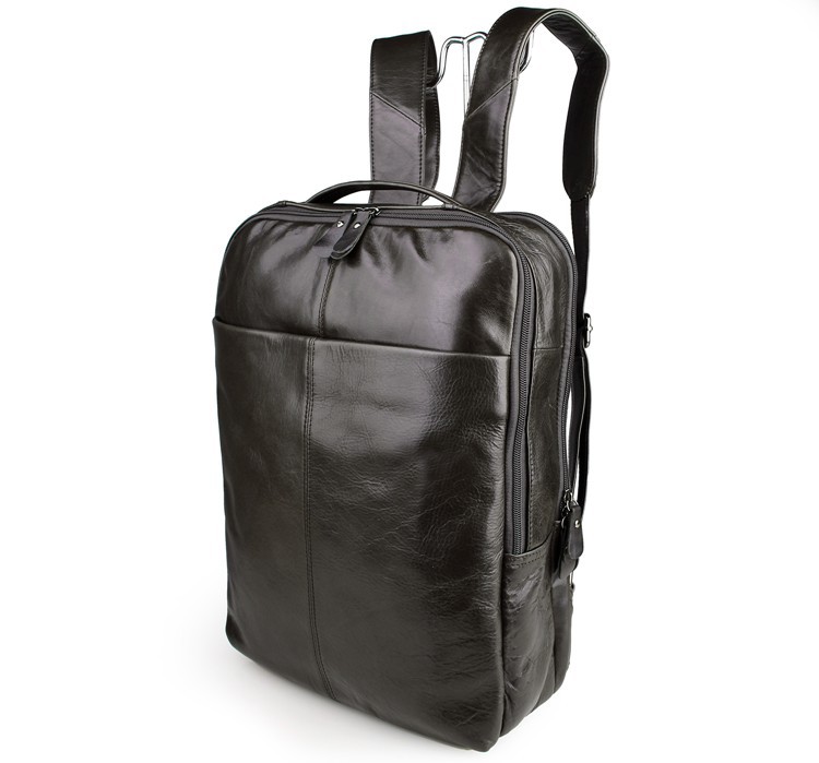 Top layer leather computer backpack - Image 11