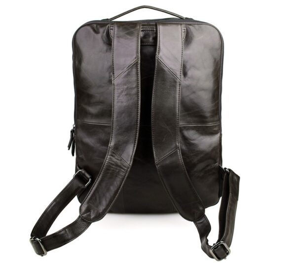 Top layer leather computer backpack - Image 12