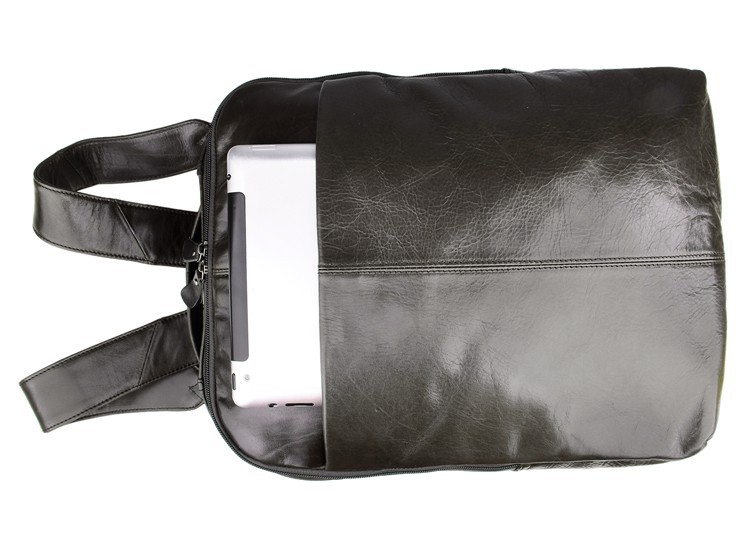 Top layer leather computer backpack - Image 13