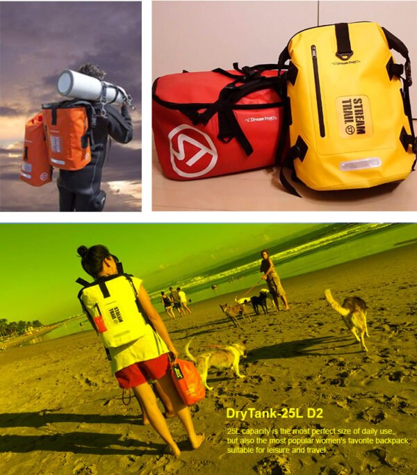 Waterproof backpack free diving backpack surfing bag - Image 10