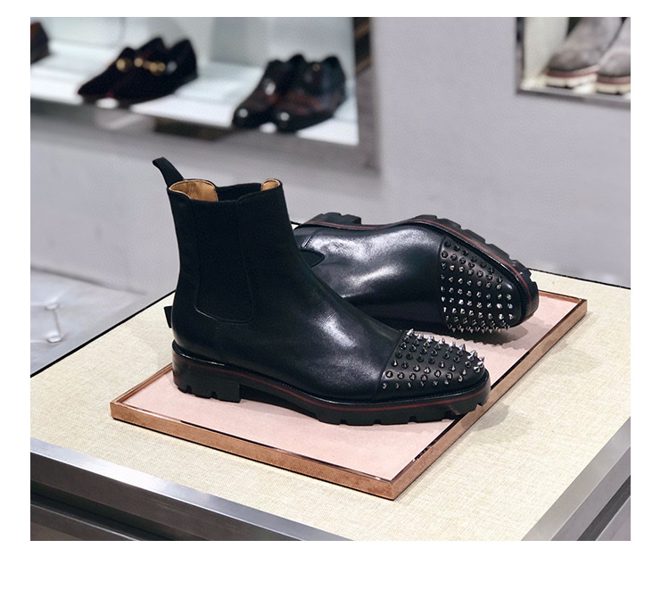 usiness casual shoes high top leather - Image 11