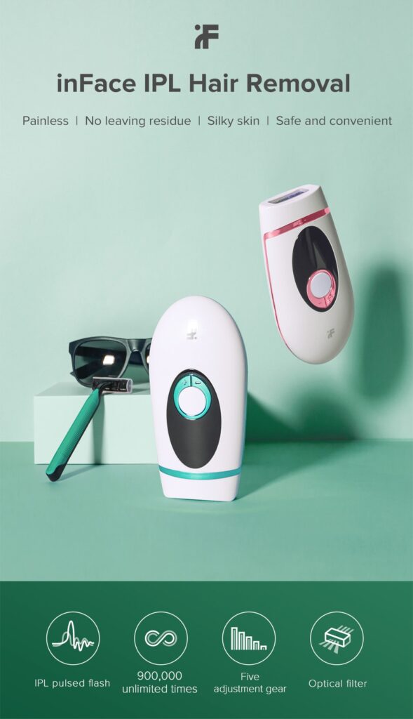 900,000 pulses of hair removal device painless