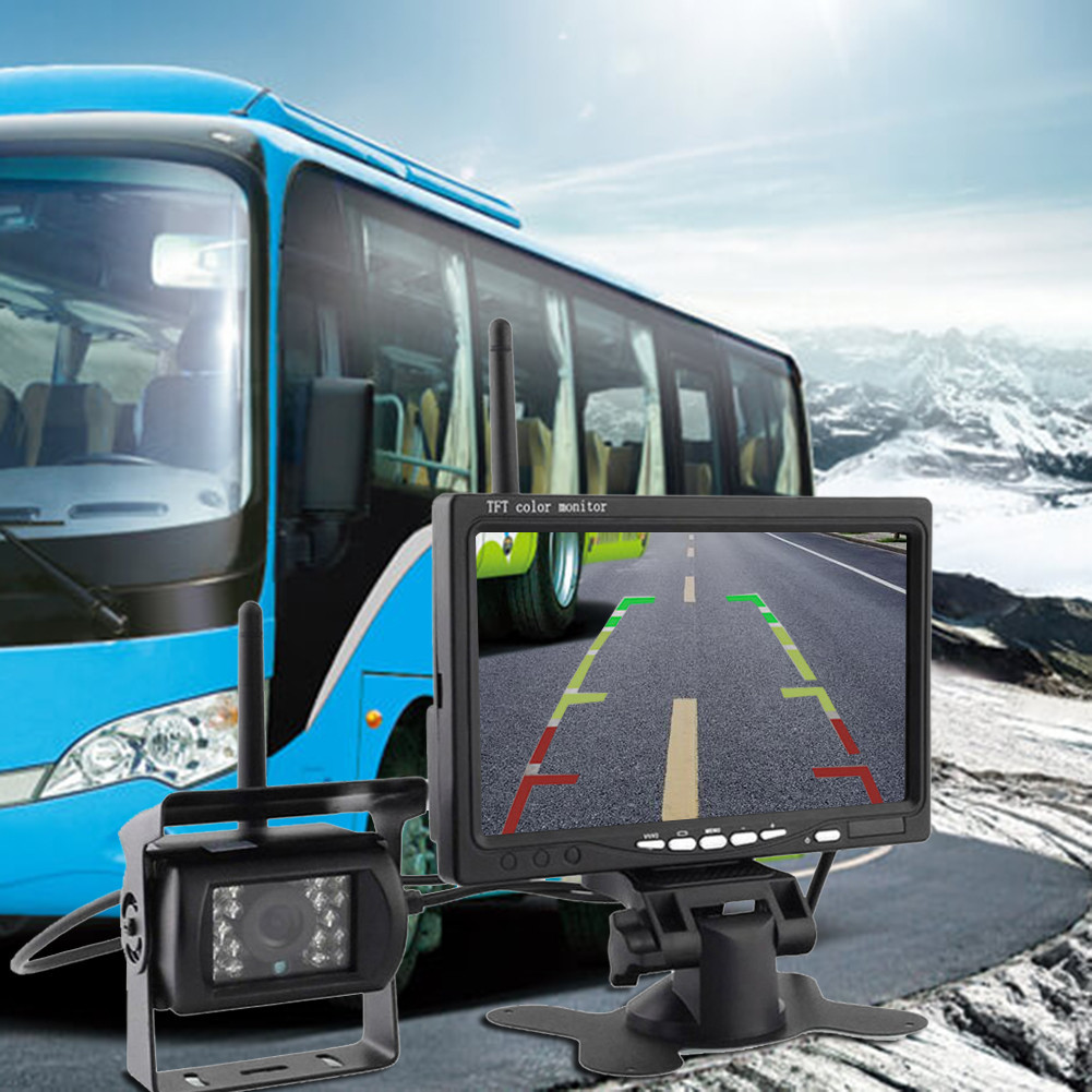 Forklift Truck Harvester 7 Inch Car Wireless Reversing Video Display Camera - Image 6