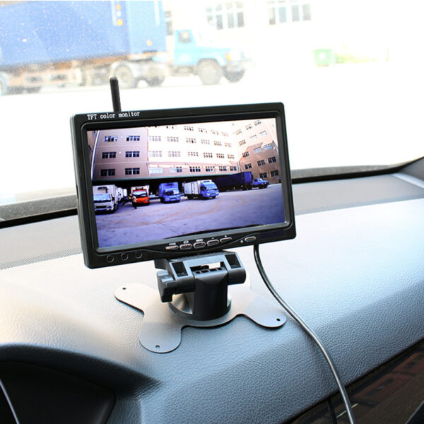 Forklift Truck Harvester 7 Inch Car Wireless Reversing Video Display Camera - Image 7