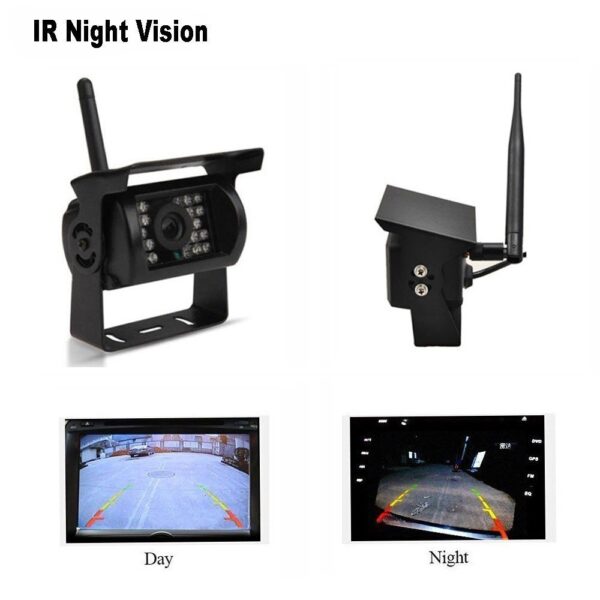 Forklift Truck Harvester 7 Inch Car Wireless Reversing Video Display Camera - Image 14