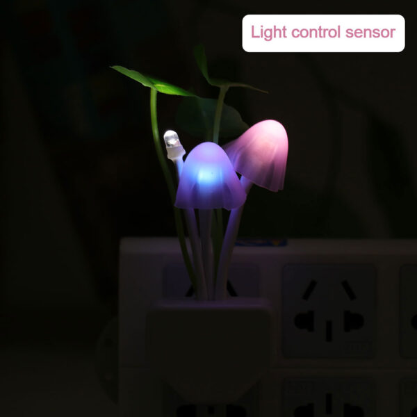 Color LED Mushroom Light, 3 Colors, With Sensor, Novelty, 220v - Image 11