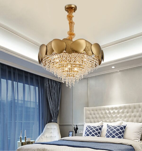 Stainless Steel Living Room Ceiling Crystal Chandelier - Image 16