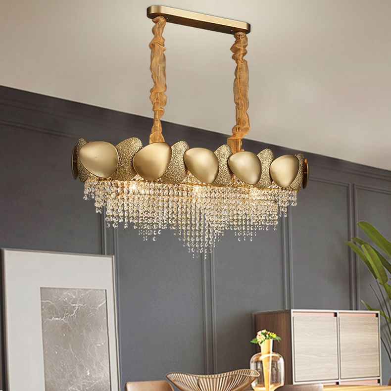 Stainless Steel Living Room Ceiling Crystal Chandelier - Image 19