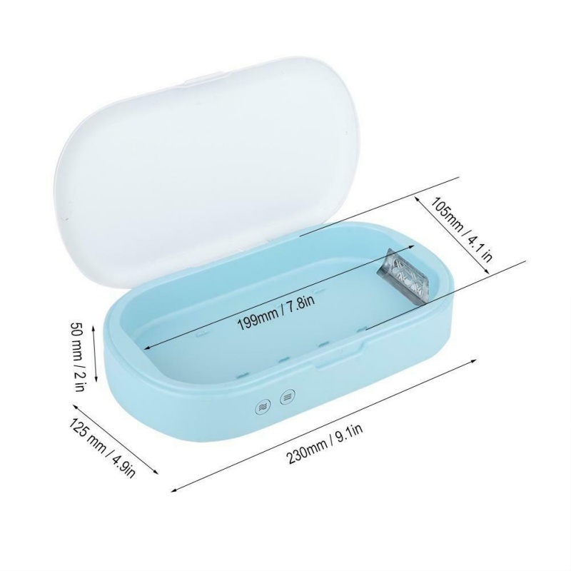 New 5V Double UV Phone Sterilizer Box Jewelry Phones Cleaner Personal Sanitizer Disinfection Box with Aromatherapy - Image 7