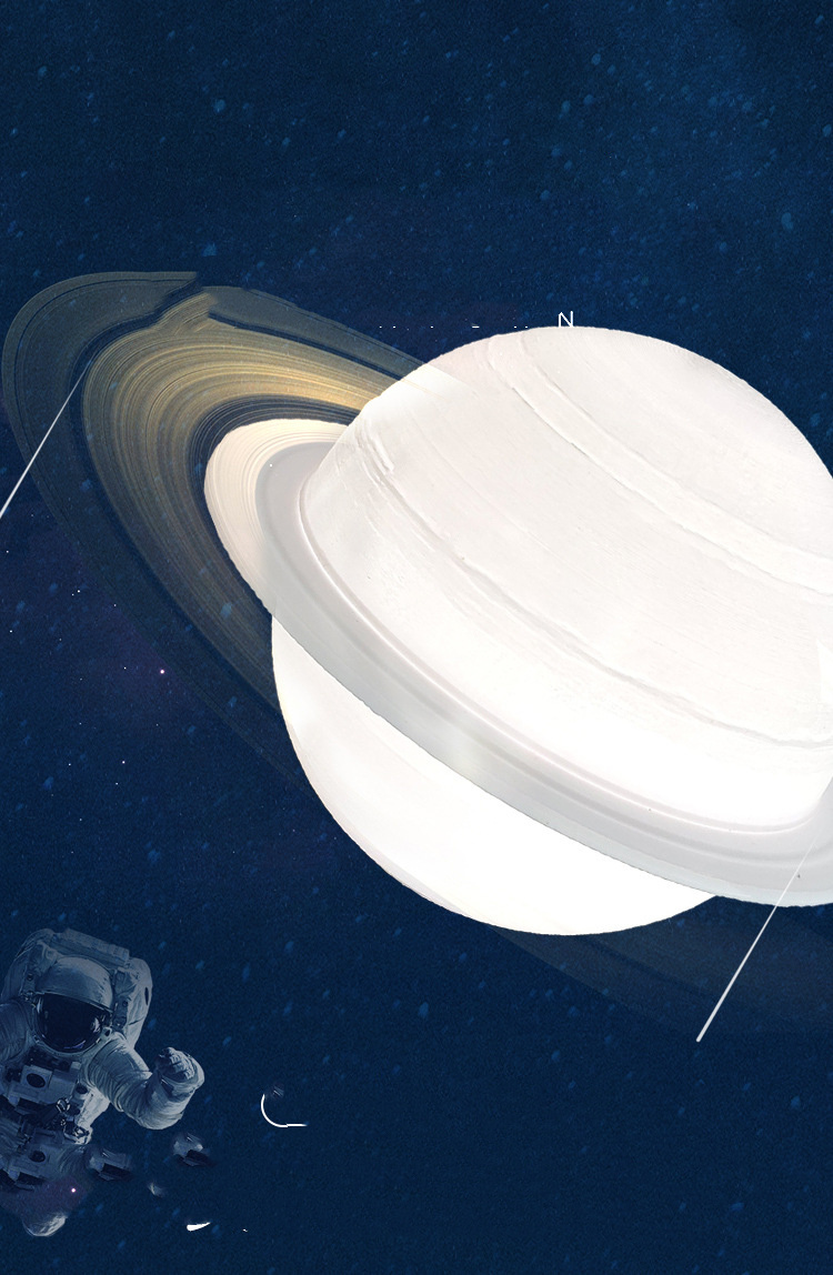Maglev Saturn Lamp Craft Creative Ornament - Image 9