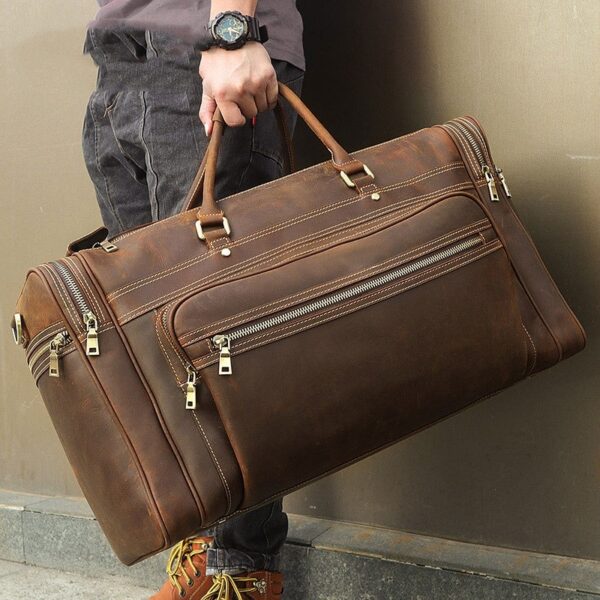 Luggage Crazy Horse Leather Long-distance Travel - Image 7