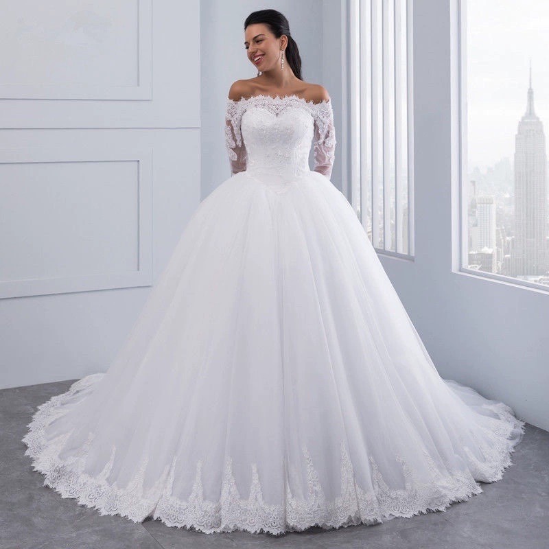 Wedding Bridal Wedding Lace Large Tail - Image 4