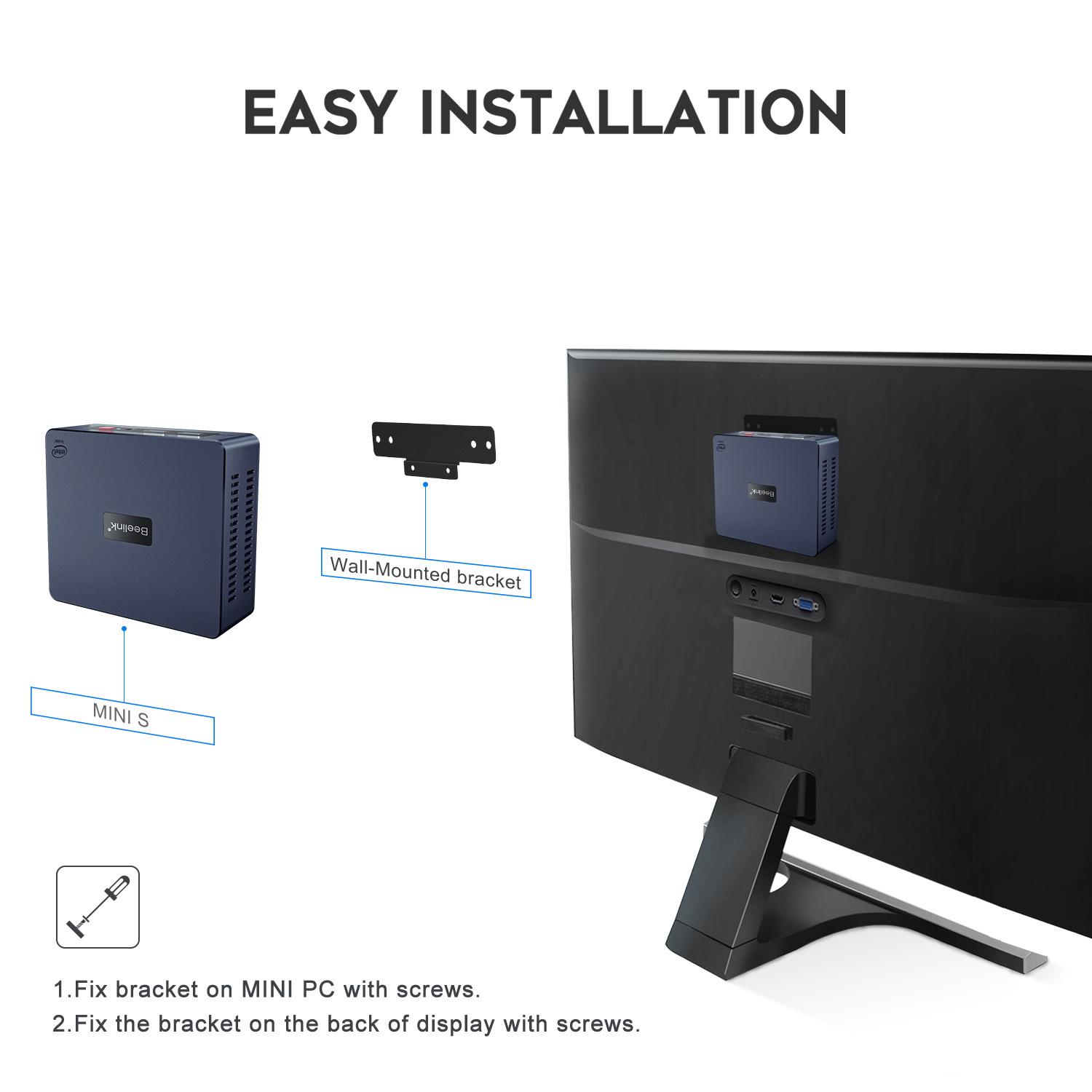 Beelink MINI S N5095 MINI-host 4K Office Game Theater Portable MiniPC Desktop Computer - Image 15