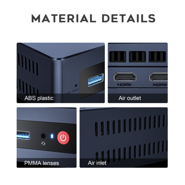 Beelink MINI S N5095 MINI-host 4K Office Game Theater Portable MiniPC Desktop Computer - Image 16