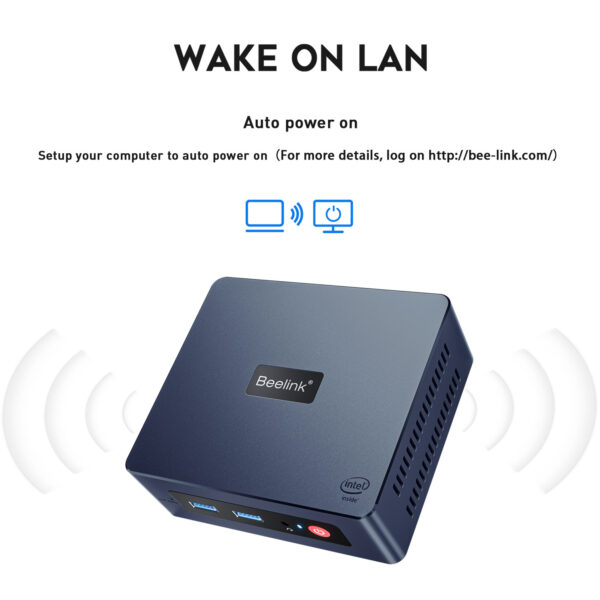 Beelink MINI S N5095 MINI-host 4K Office Game Theater Portable MiniPC Desktop Computer - Image 11