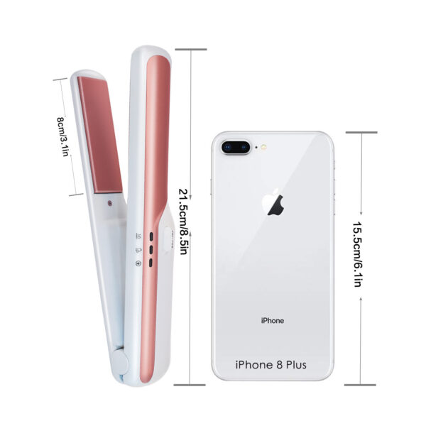 USB wireless charging hair straightener - Image 9