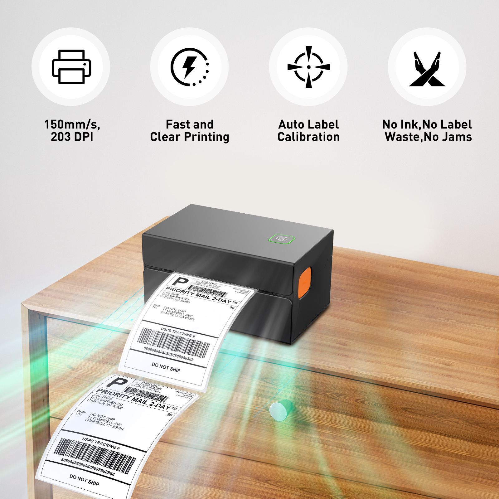 Express Single Machine Printer Electronic Face Sheet Thermal Label - Image 4