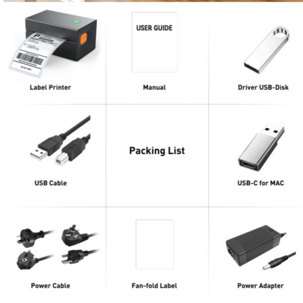 Express Single Machine Printer Electronic Face Sheet Thermal Label - Image 11