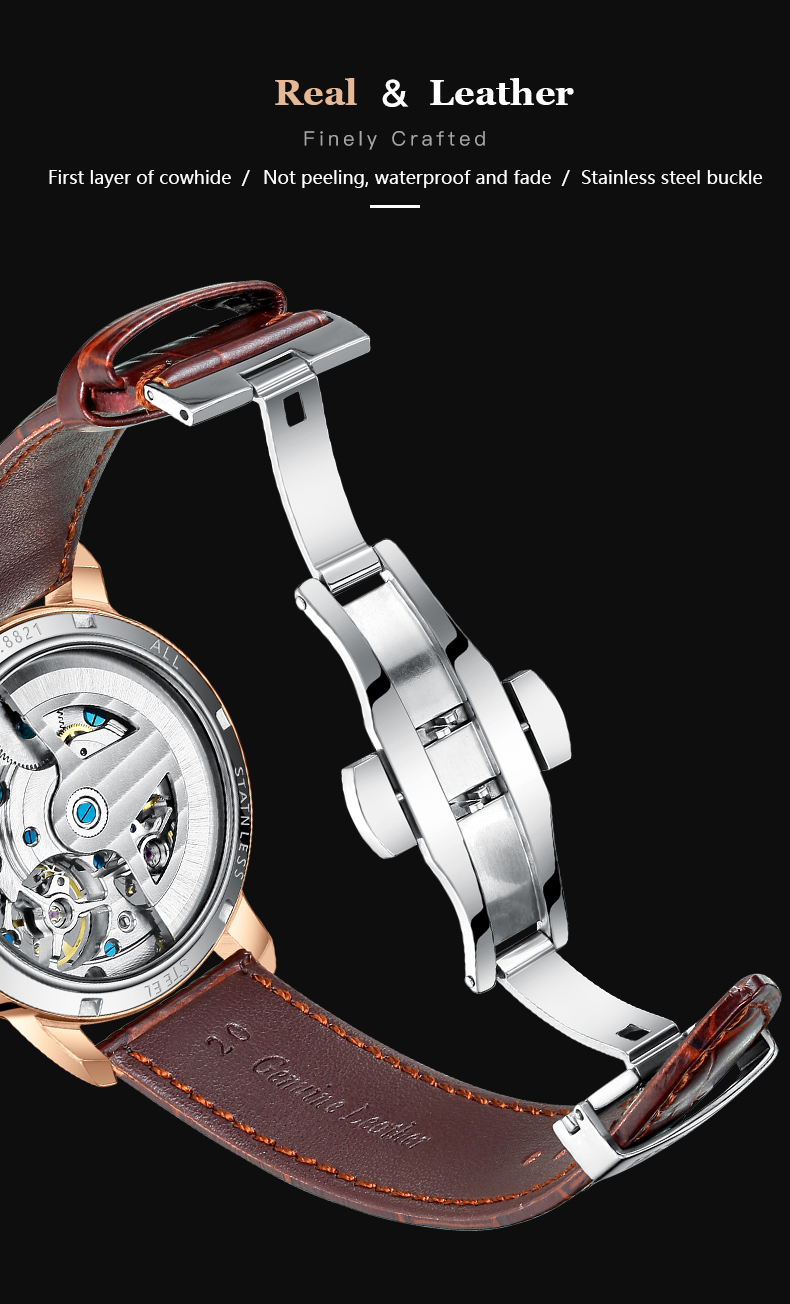 Watch Double Tourbillon Automatic Mechanical Watch Men