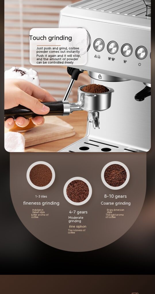 Italian Coffee Machine Fully Automatic Household Freshly Ground Concentrate