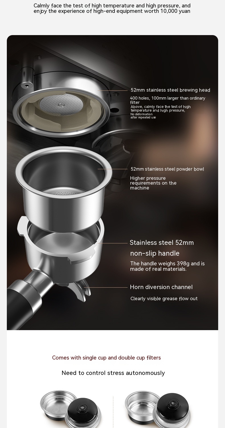 Italian Coffee Machine Fully Automatic Household Freshly Ground Concentrate - Image 15
