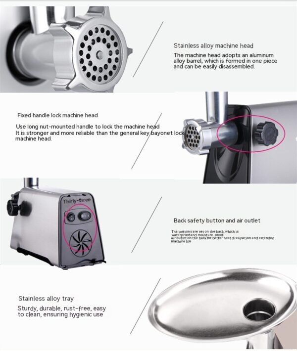 Fashion Simple Home Electric Meat Grinder - Image 6
