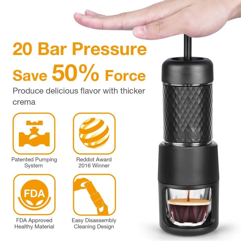 Portable Manual Espresso Coffee Machine