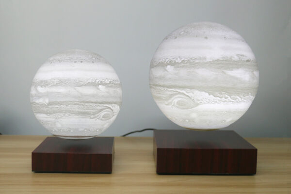 Levitating Earth Jupiter Lamp Magnetic Floating LED Night Light - Image 8