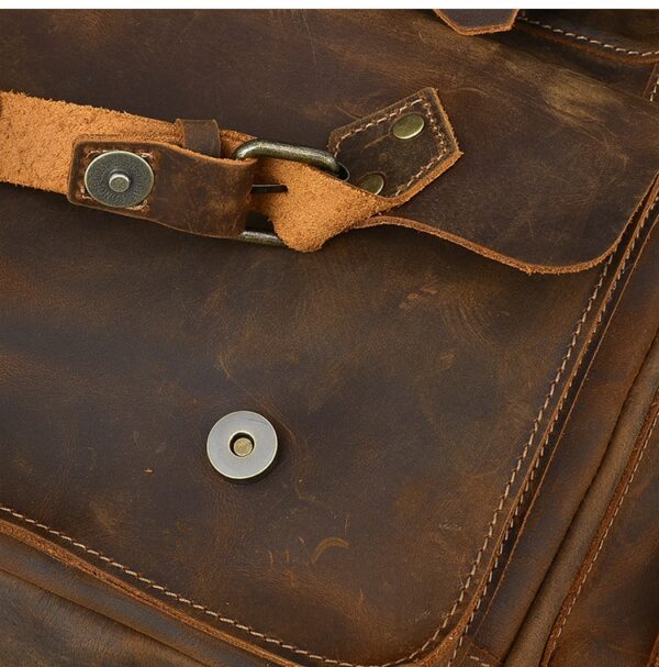Crazy Horse Leather Backpack - Image 24