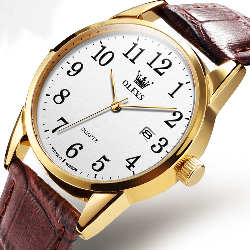 Waterproof Quartz Watch Digital Scale Simple Men - Image 13
