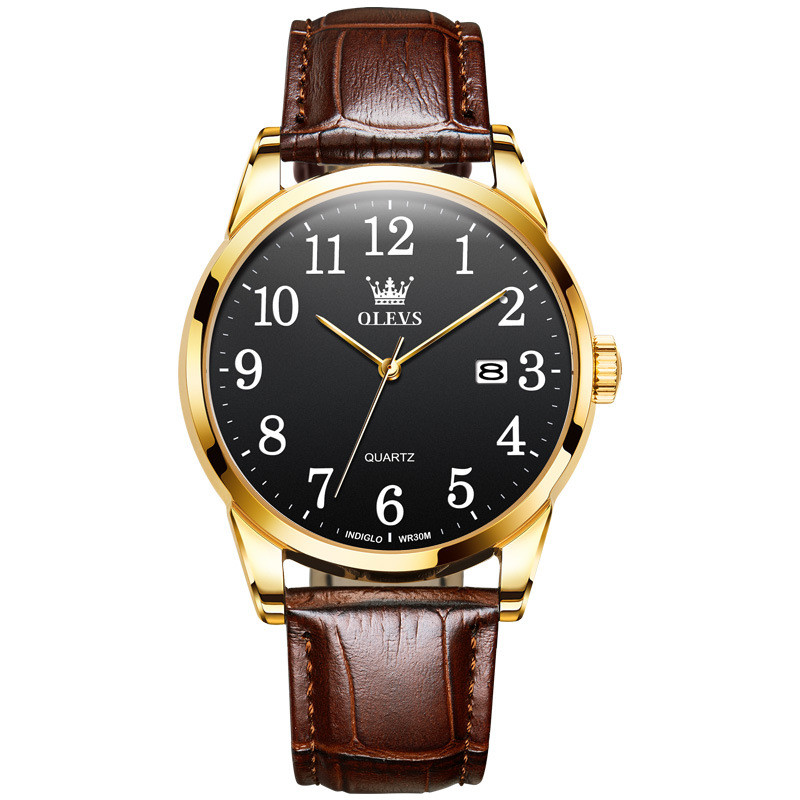 Waterproof Quartz Watch Digital Scale Simple Men - Image 12