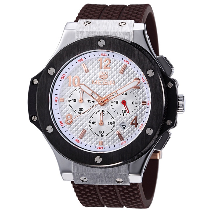 Watches Men Luxury Quartz Wrist Watch Male Sports Military Chronograph Watches - Image 3