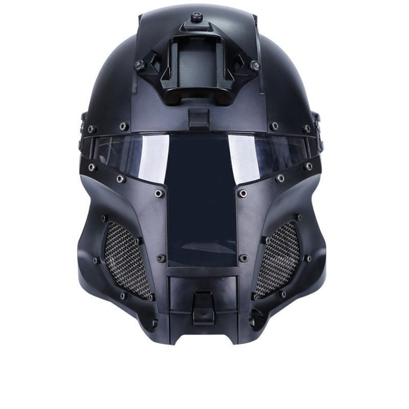 Medieval iron warrior helmet - Image 4
