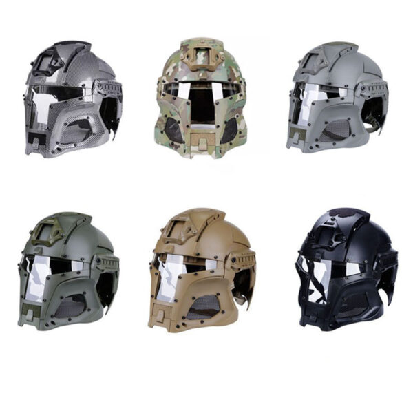 Medieval iron warrior helmet - Image 2