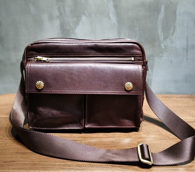 Handmade Top Layer Cowhide Japanese Street Casual Shoulder Bag - Image 10