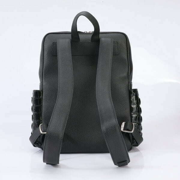 Crocodile Bone Leather Fabric Leisure Men's Real-leather Bag - Image 7