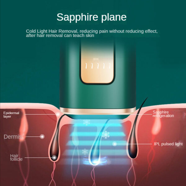Laser Hair Remover Permanent Freezing Point Sapphire Home - Image 7
