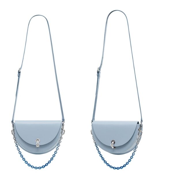 Women's Fashion Diamond Lock Small Design Shoulder Messenger Bag - Image 5