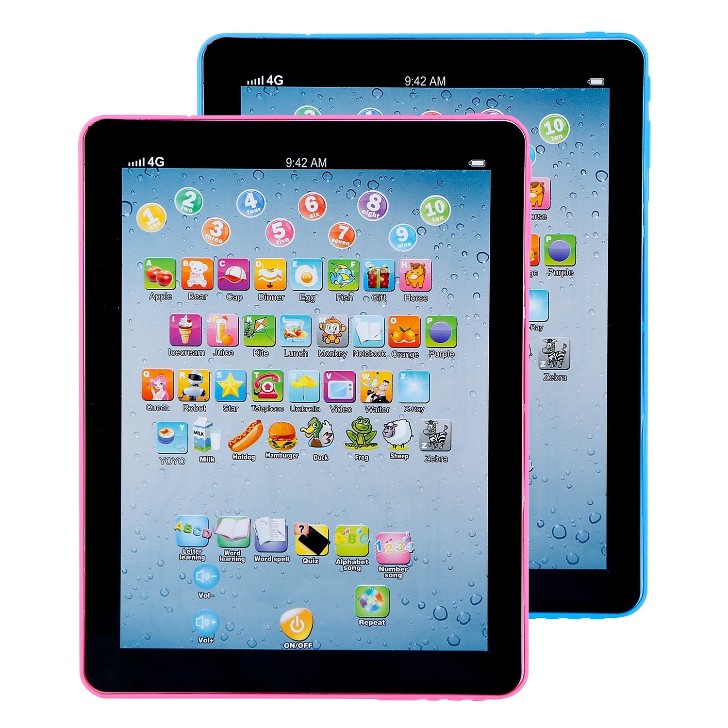 Baby Learning Tablet Educational Mini Pads Toys Touch Learn Toddler Tablet For ABC Numbers Words Gift For Boys Girls Aged 1-6 Year Old Kids - Image 1