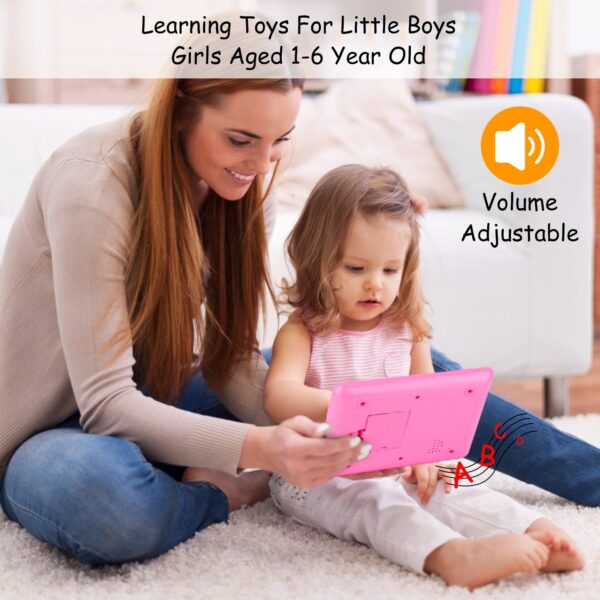 Baby Learning Tablet Educational Mini Pads Toys Touch Learn Toddler Tablet For ABC Numbers Words Gift For Boys Girls Aged 1-6 Year Old Kids - Image 3